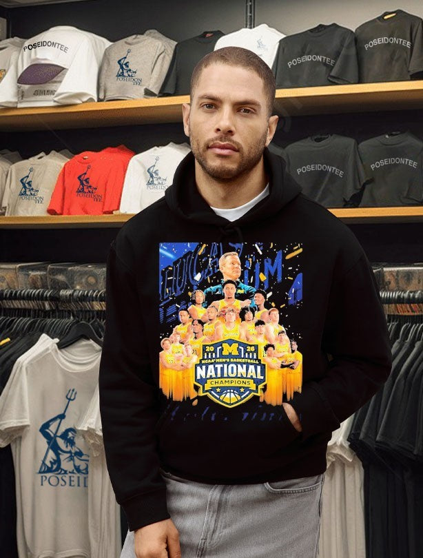 Michigan Wolverines Champions NCAA Men’s Basketball National Champions 2026 The Kings Of College Basketball T-shirt