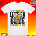 Michigan Wolverines Comfort Colors 2026 NCAA Men’s Basketball National Champions Phrase Overlay T-shirt