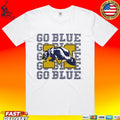 Michigan Wolverines Go Blue Repeat T-shirt