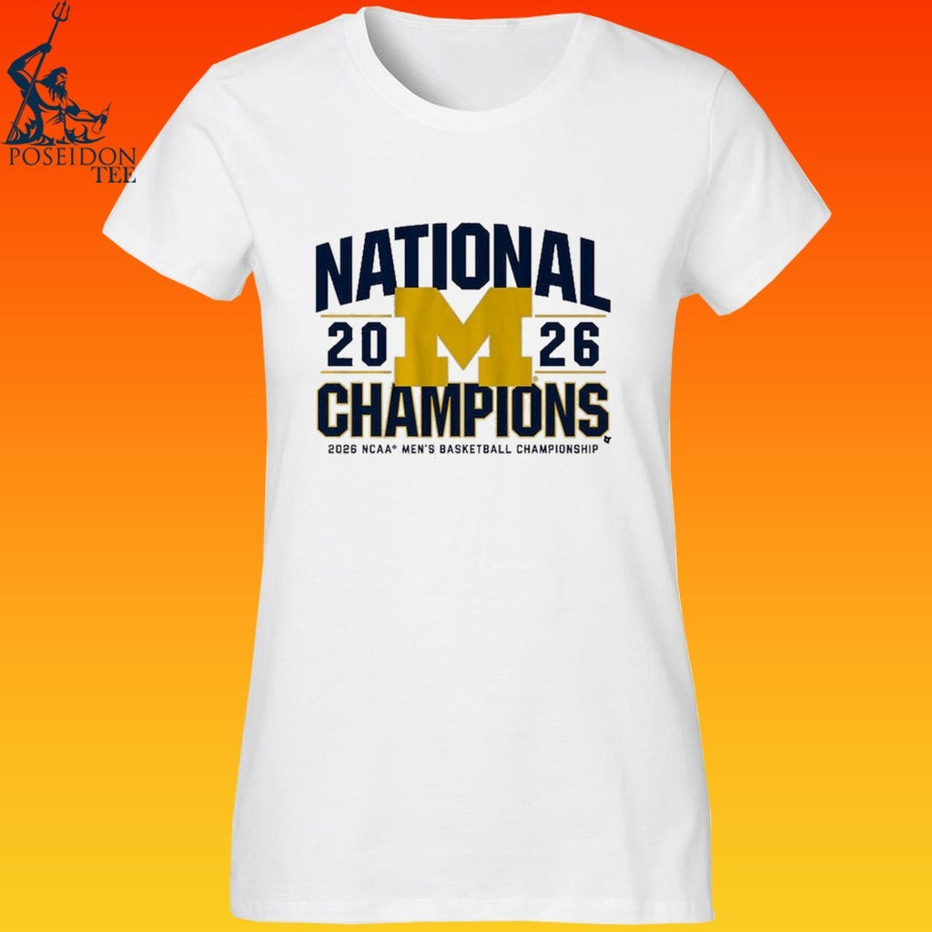 Michigan Wolverines MBB National Champions Classic 2026 NCAA Men’s Basketball Championship T-shirt