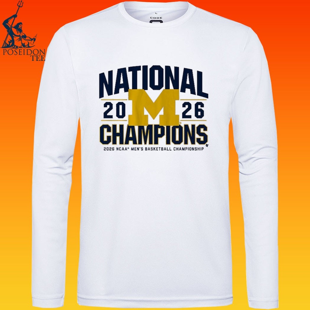 Michigan Wolverines MBB National Champions Classic 2026 NCAA Men’s Basketball Championship T-shirt