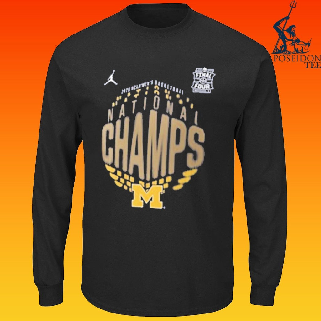 Michigan Wolverines Men’s Basketball National Champions Youth Locker Room T-shirt
