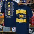 Michigan Wolverines Outerstuff Youth 2026 NCAA Men’s Basketball National Champions Bracket T-shirt