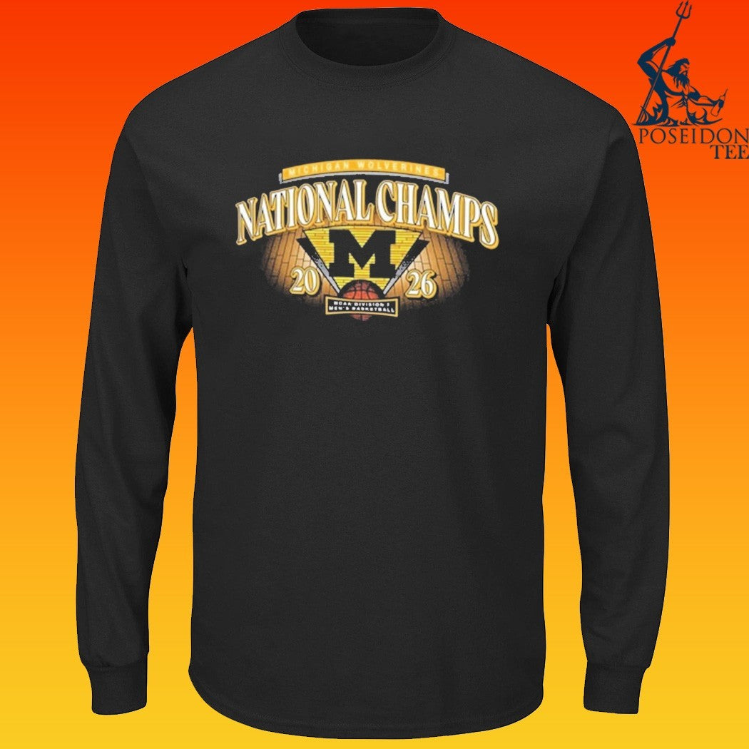Michigan Wolverines Women’s 2026 Men’s Basketball National Champions Naomi T-shirt