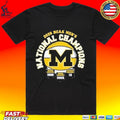 Michigan Wolverines Youth Navy Blue 2026 Men’s Basketball National Champions T-shirt