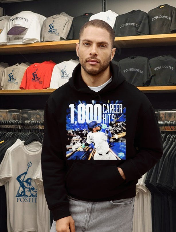 Miguel Rojas 1000 Career Hits Dodgers T-shirt