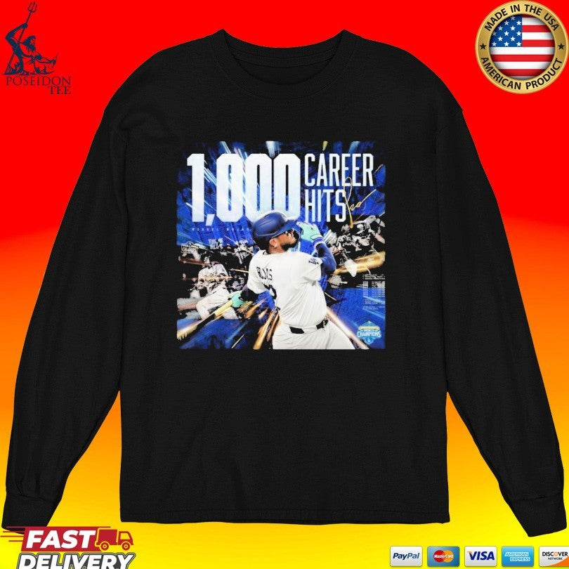 Miguel Rojas 1000 Career Hits Dodgers T-shirt