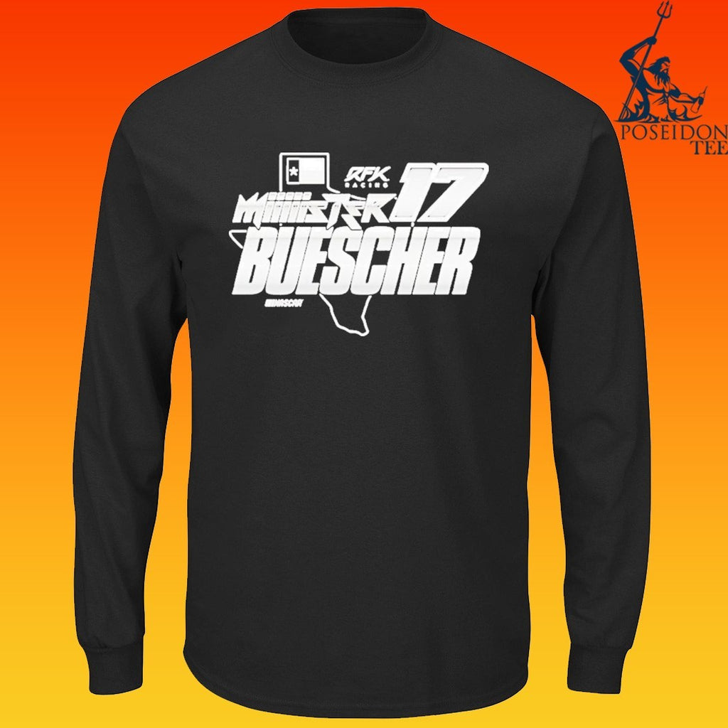Miiiiister Buescher 17 Texas Map T-shirt