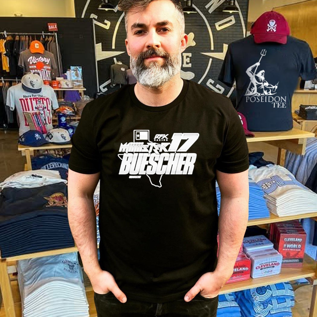Miiiiister Buescher 17 Texas Map T-shirt