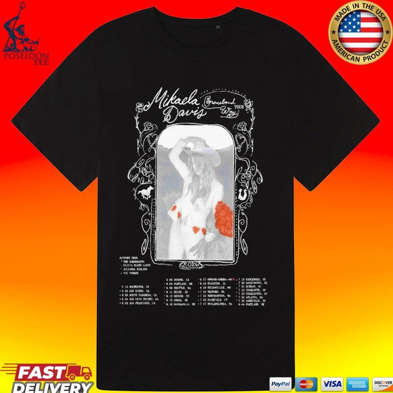 Mikaela Davis Tour Graceland Way 2026 T-shirt