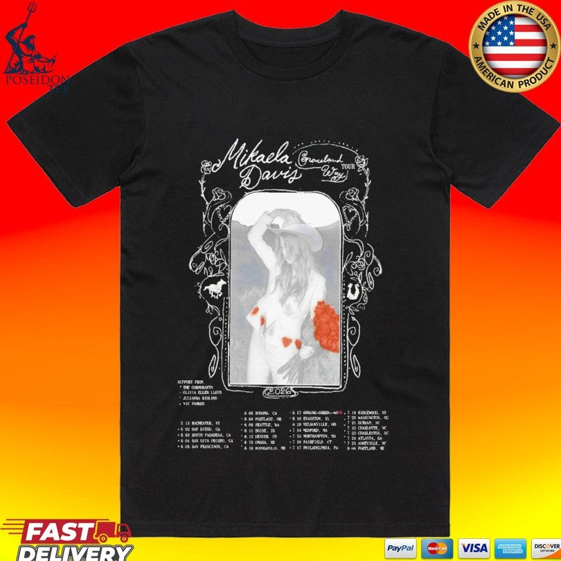 Mikaela Davis Tour Graceland Way 2026 T-shirt