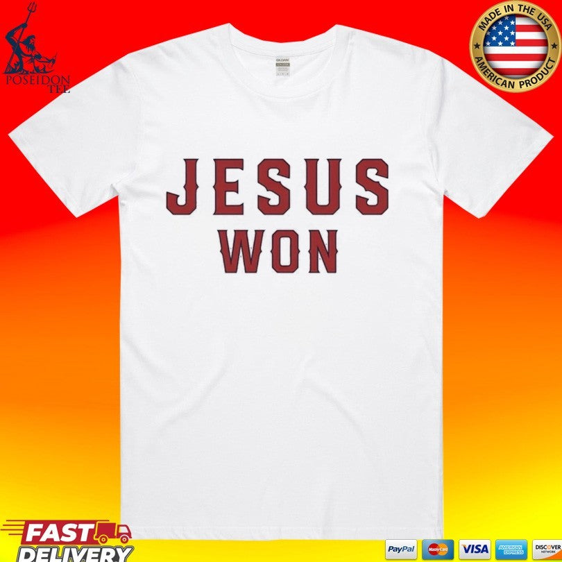 Mike Trout Jesus Won Los Angeles Angels T-shirt