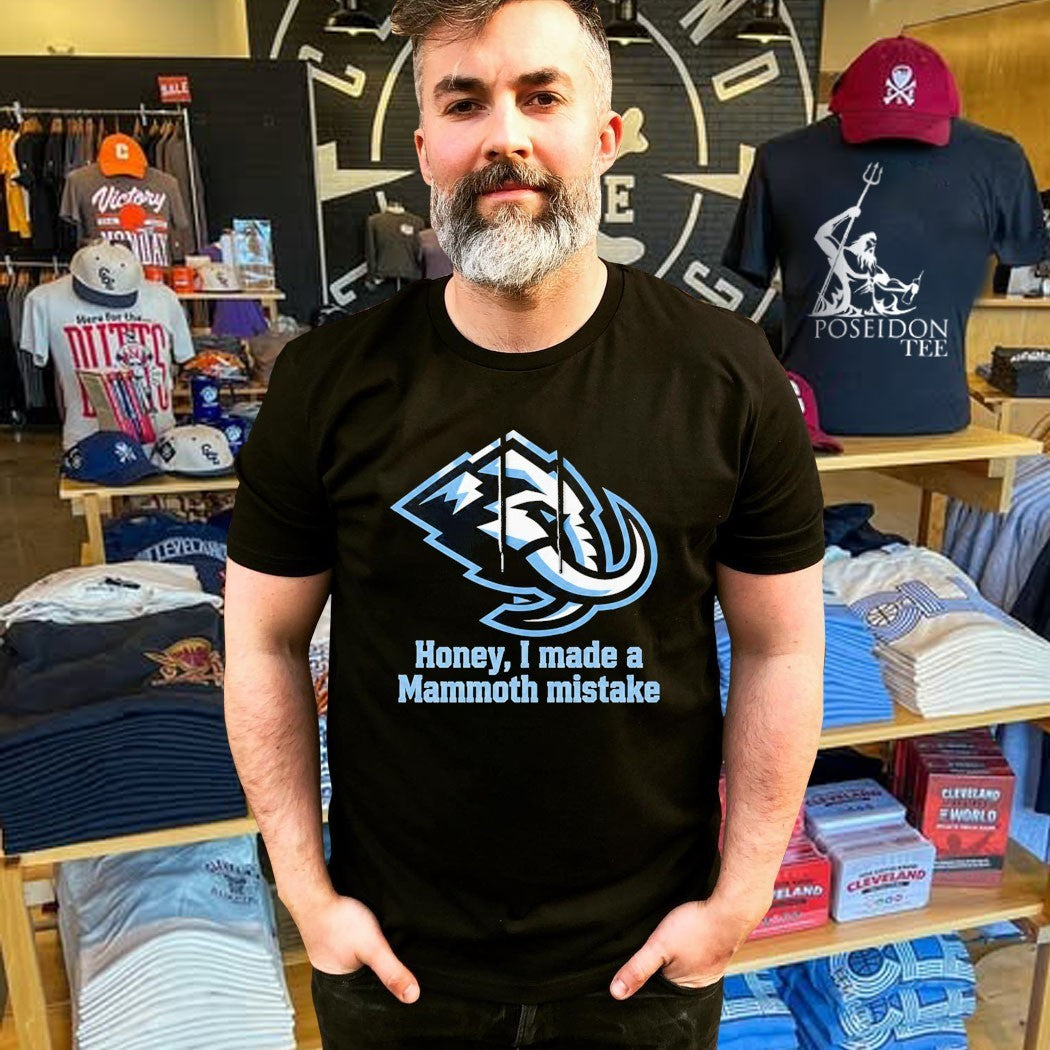 Mike Vrabel Honey I Made A Mammoth Mistake T-shirt