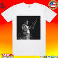 Miles Davis Md100 Black & White Trumpet Portrait T-shirt