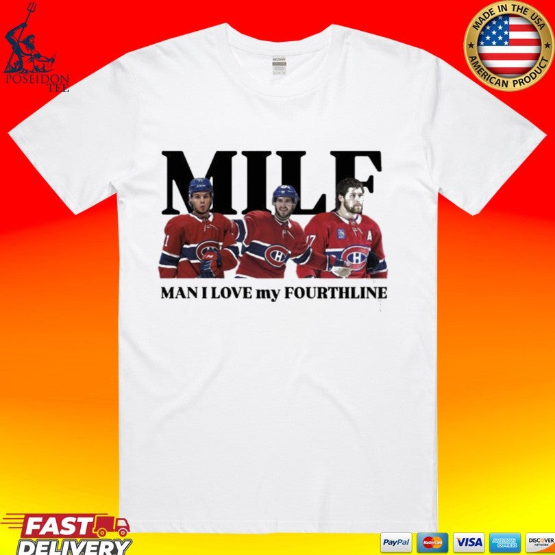 Milf Man I Love My Fourthline Montreal Canadiens T-shirt