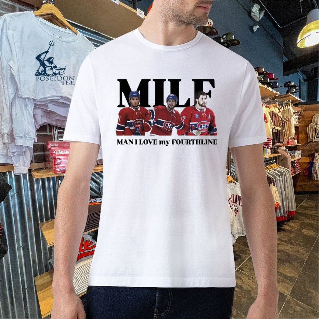 Milf Man I Love My Fourthline Montreal Canadiens T-shirt