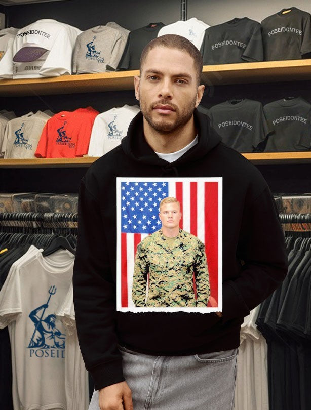 Military Navy Flag Zach Bryan T-shirt