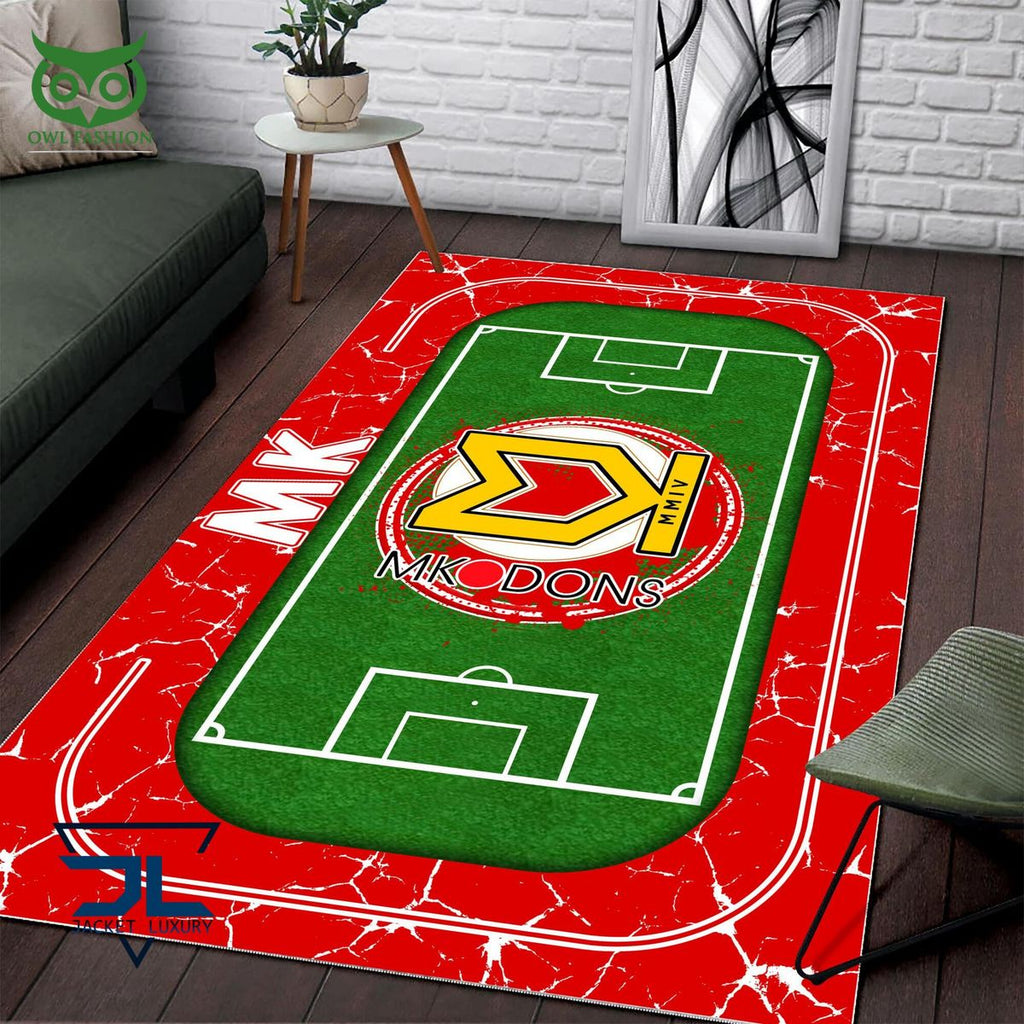 Milton Keynes Dons English Football League EFL Premium Carpet Rug