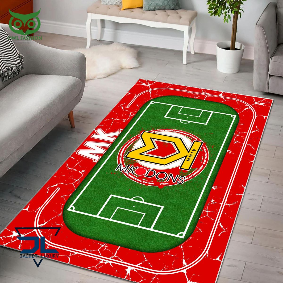 Milton Keynes Dons English Football League EFL Premium Carpet Rug