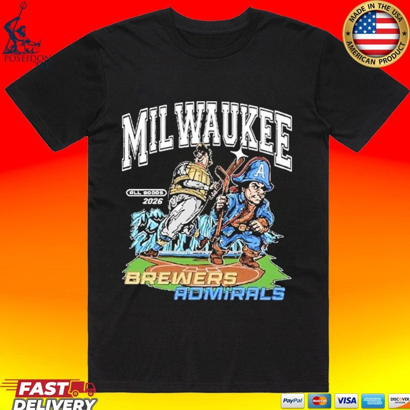 Milwaukee Admirals X Brewers 2026 T-shirt