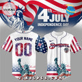 Milwaukee Brewers Custom Independence Day Baseball Jersey