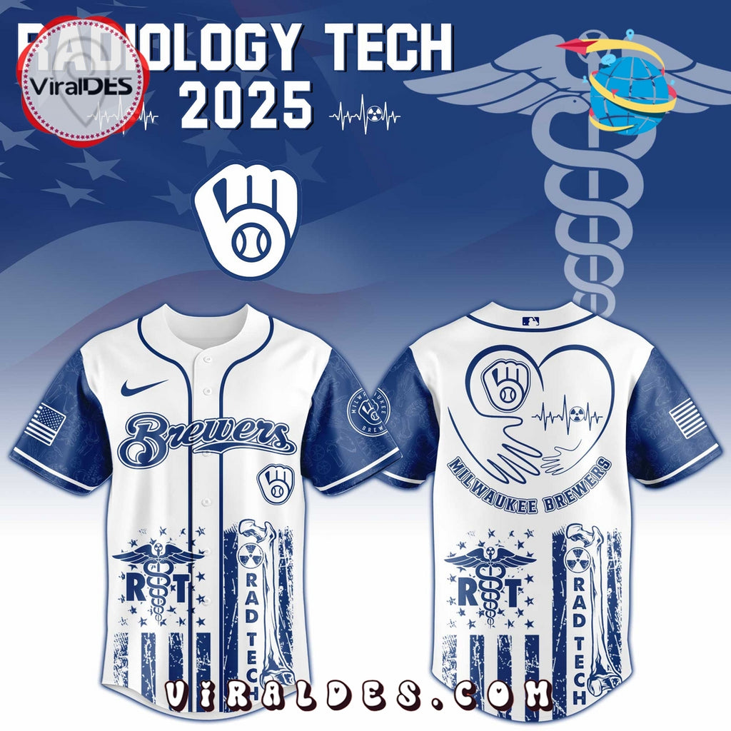 Milwaukee Brewers MLB x Radiology Tech Night 2025 Jersey