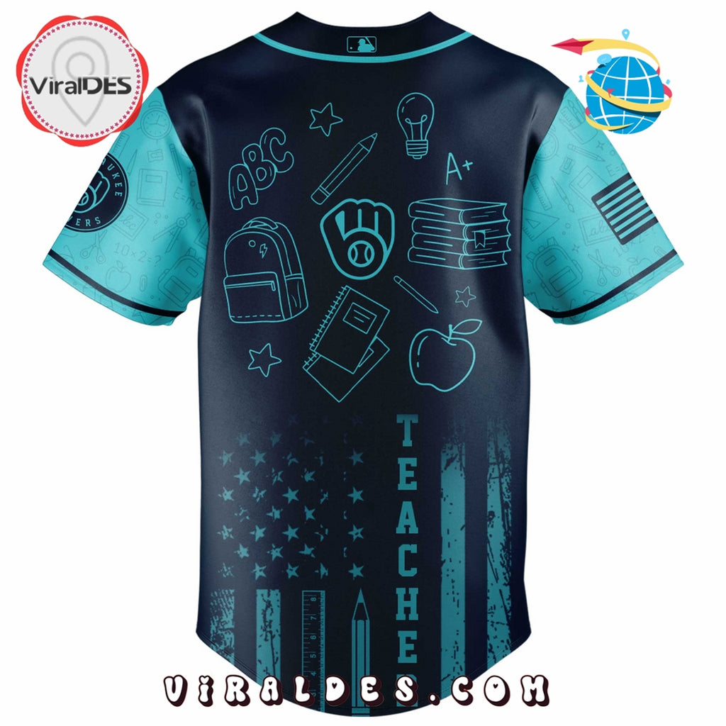 Milwaukee Brewers MLB x Teacher Appreciation Day Baseball Jersey