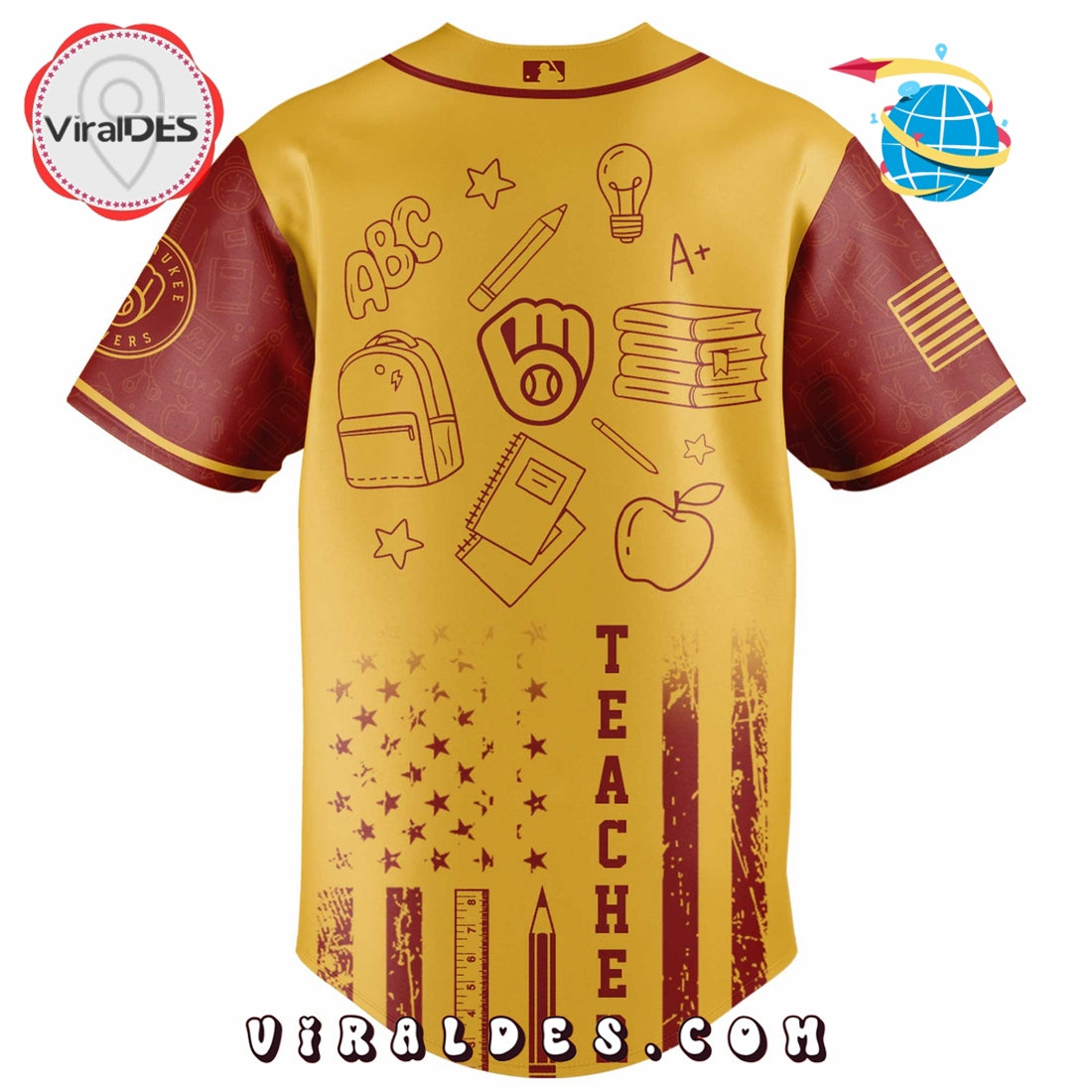 Milwaukee Brewers MLB x Teacher Appreciation Day Jersey
