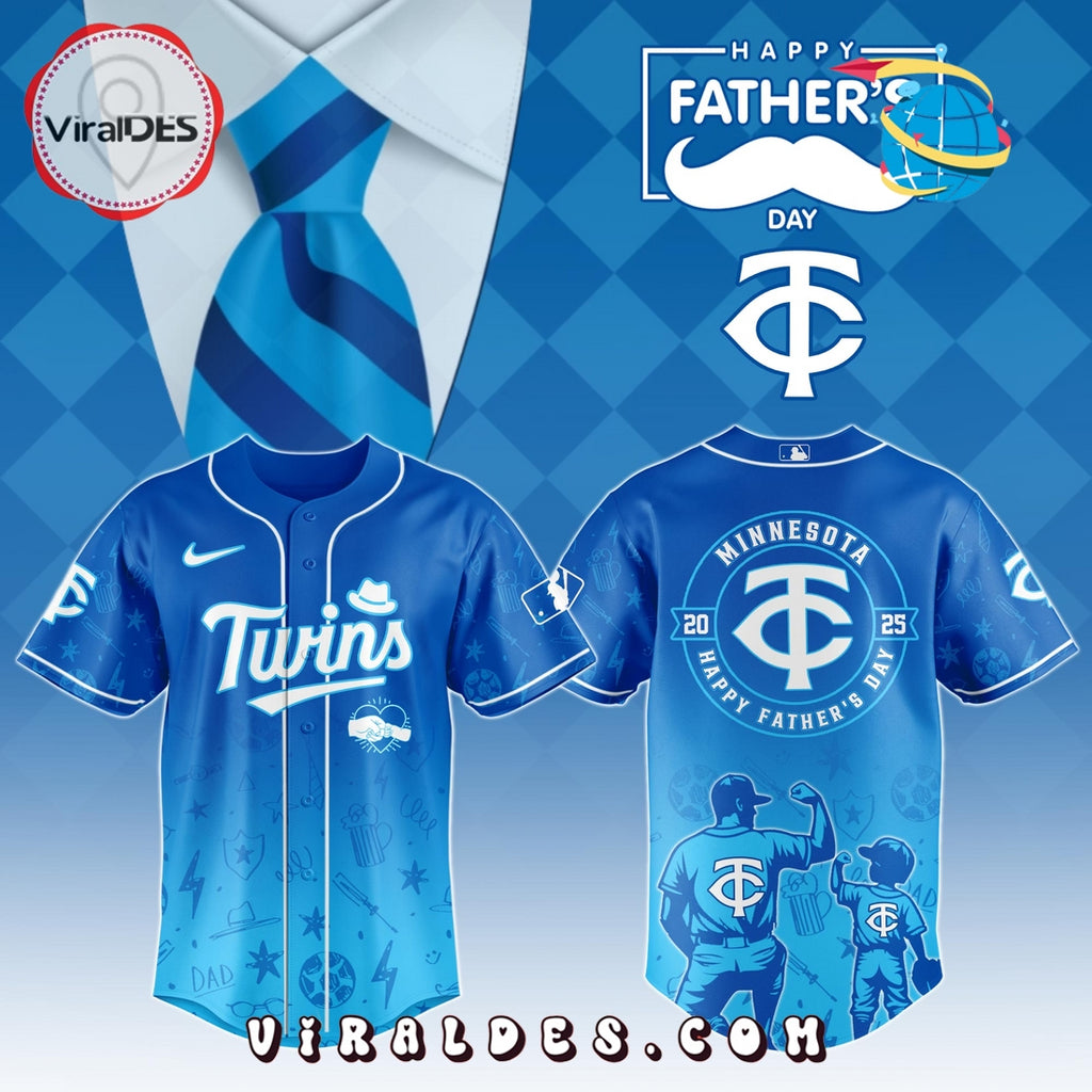 Minnesota Twins 2025 Father’s Day Baseball Jersey