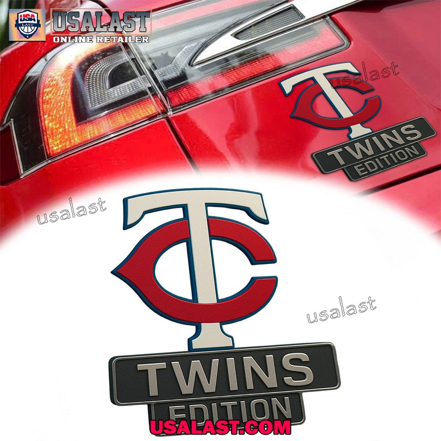 Minnesota Twins Car Emblem Custom 3D Badge
