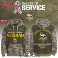 Minnesota Vikings 2025 Salute to Service Hoodie, Long Pants