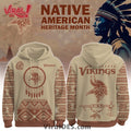 Minnesota Vikings Native American Heritage Month Hoodie, Long Pants