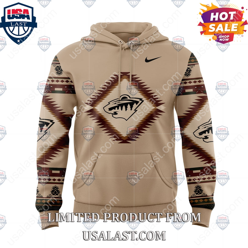 Minnesota Wild NHL Native American Heritage Month Hoodie
