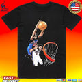 Mitchell Robinson And Joel Embiid Dunk Nba Basketball T-shirt