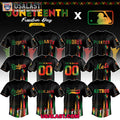 MLB All Team Juneteenth Freedom Day 3D Baseball Jersey Shirt