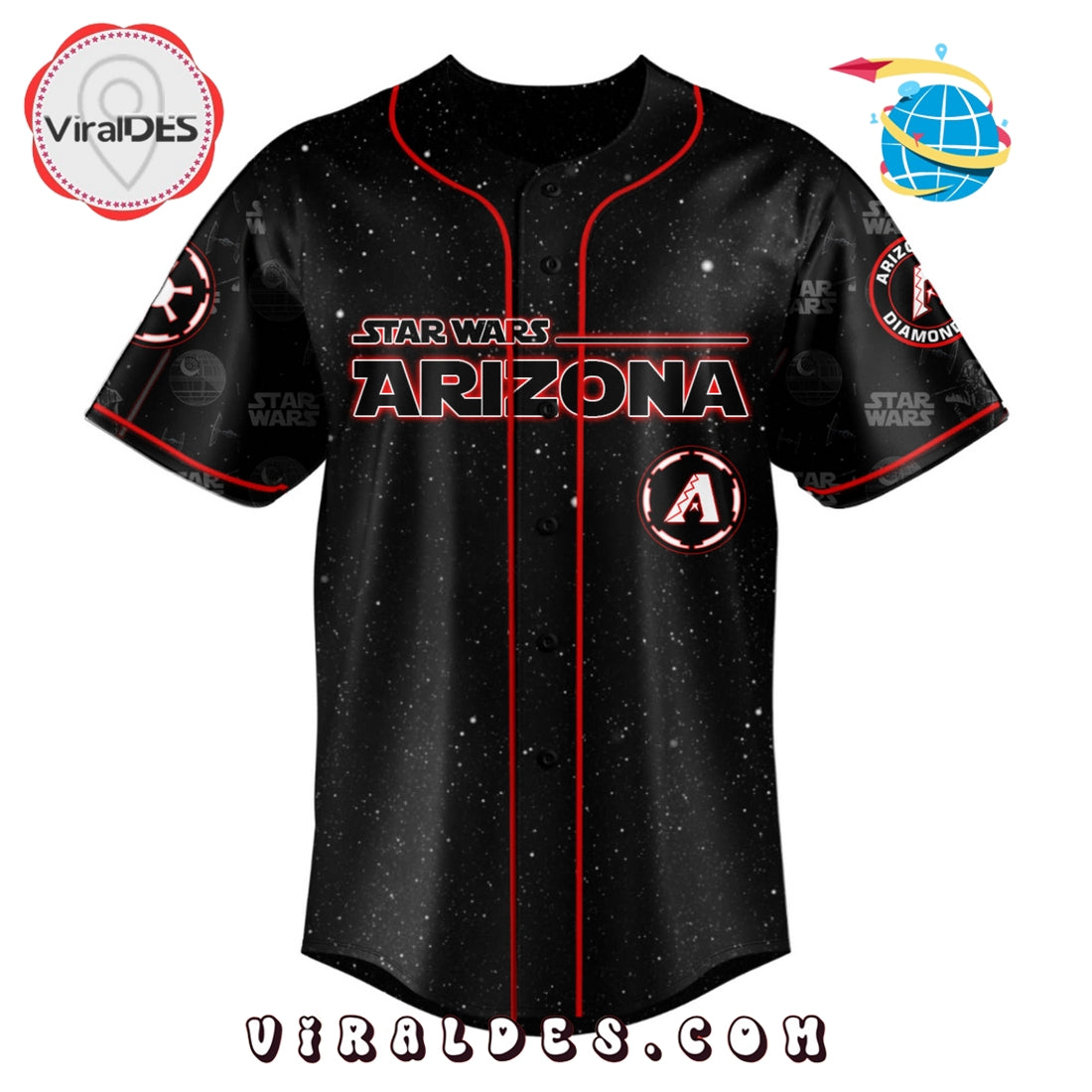 MLB Arizona Diamondbacks x Star War Night 2025 Jersey