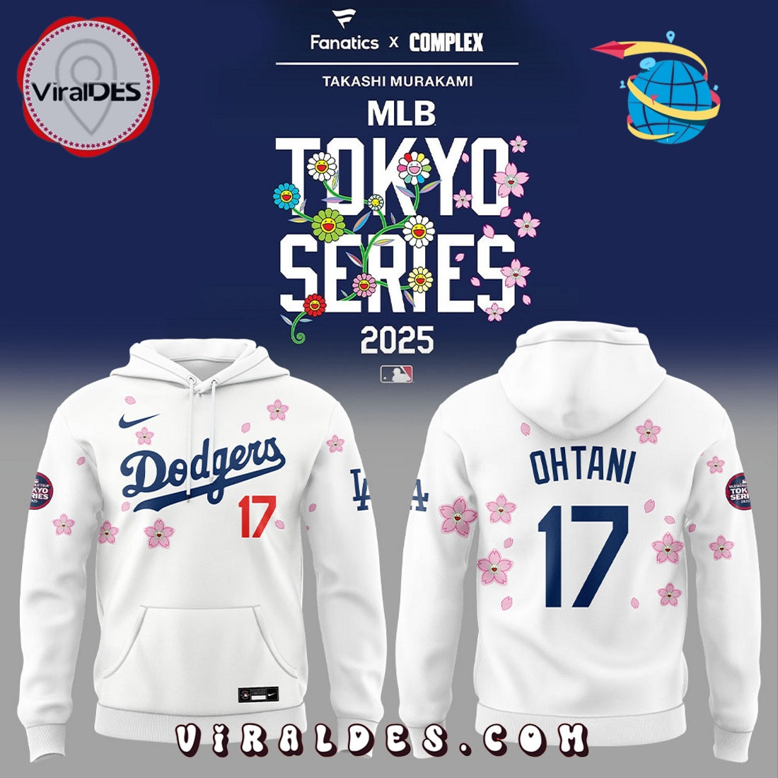 MLB Dodgers Takashi Murakami x Tokyo Series Hoodie
