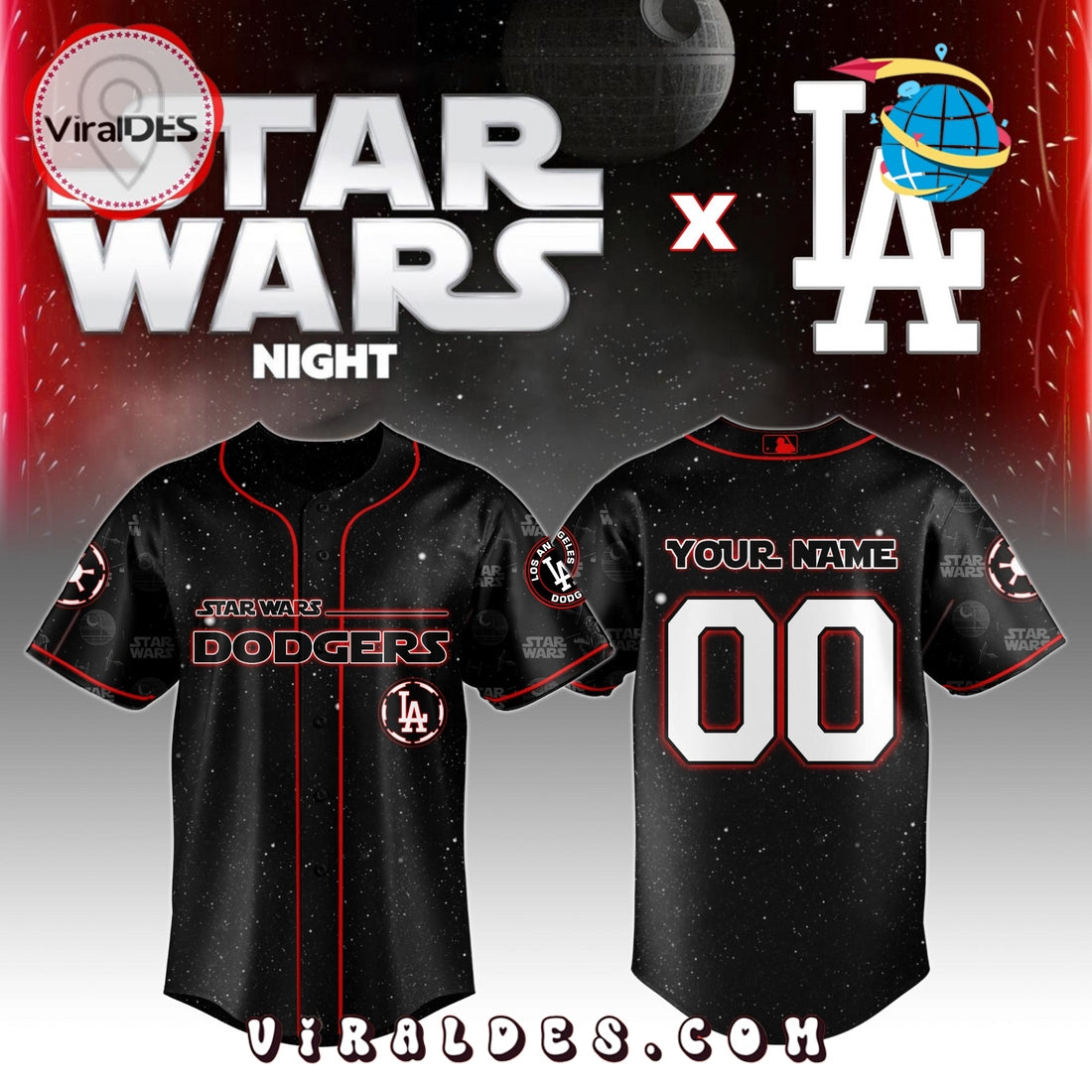 MLB Los Angeles Dodgers x Star War Night 2025 Jersey