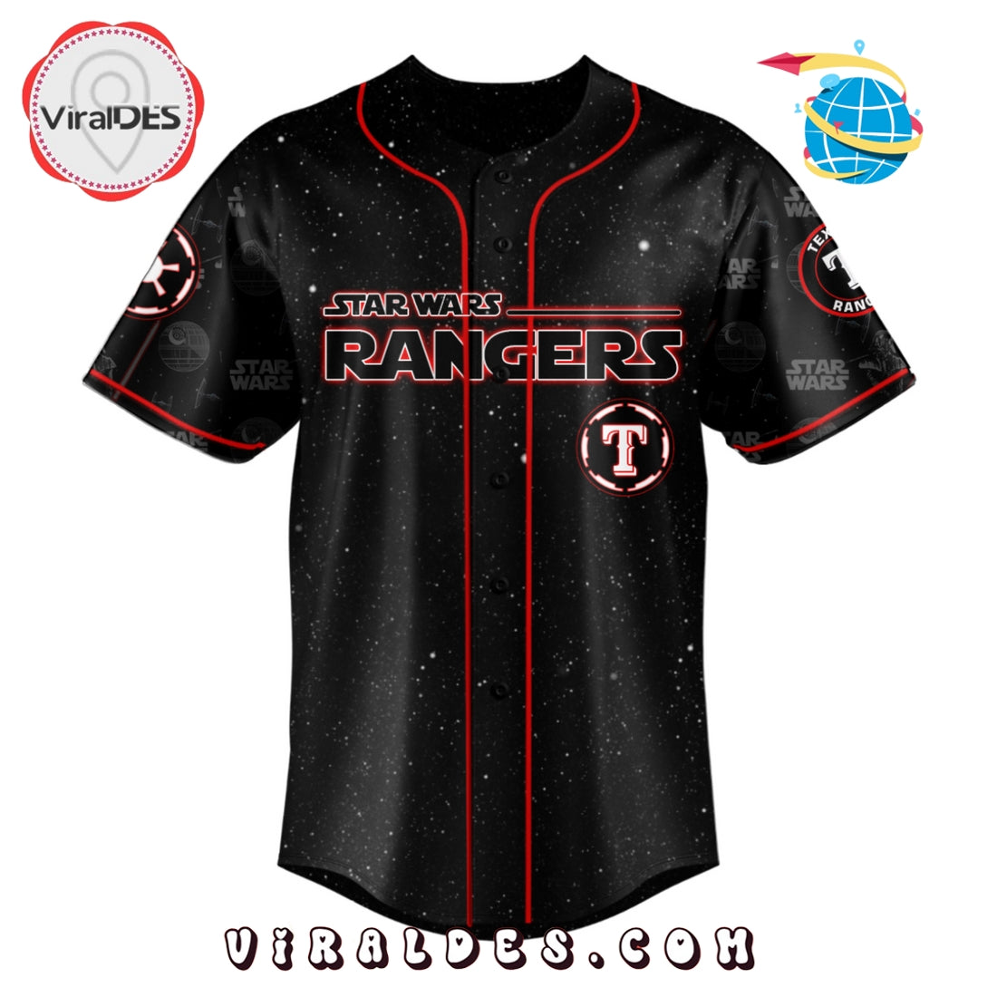 MLB Texas Rangers x Star War Night 2025 Jersey