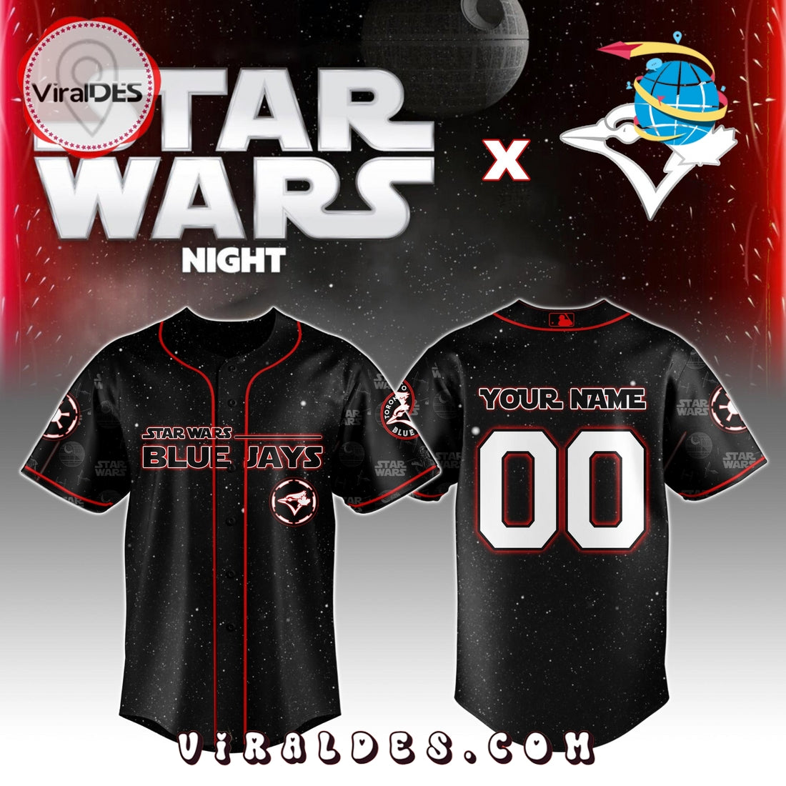 MLB Toronto Blue Jays x Star War Night 2025 Jersey