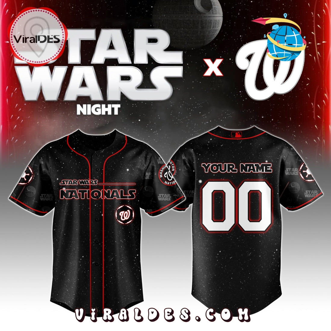 MLB Washington Nationals x Star War Night 2025 Jersey