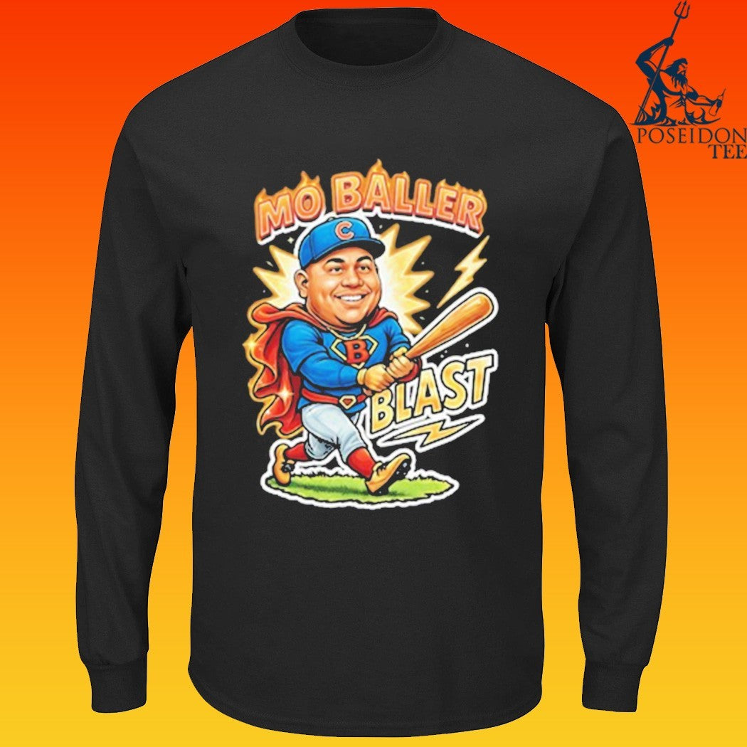Mo Baller Blast Chicago Cubs Baseball T-shirt