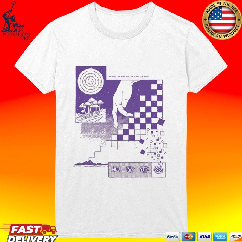 Modest Mouse An Eraser And A Maze Album T-shirt