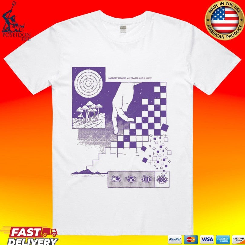 Modest Mouse An Eraser And A Maze Album T-shirt