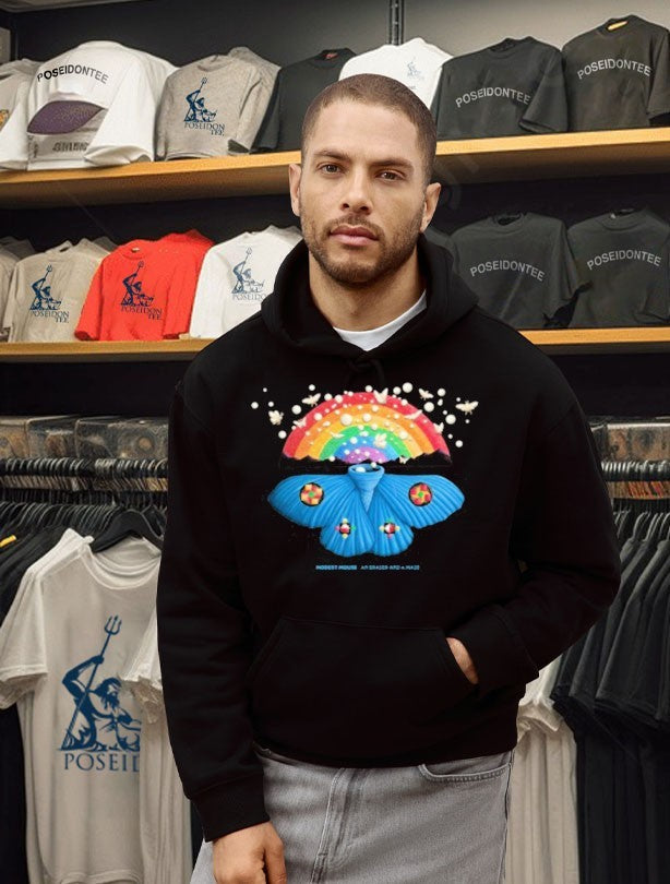 Modest Mouse An Eraser And A Maze Rainbow Moth T-shirt