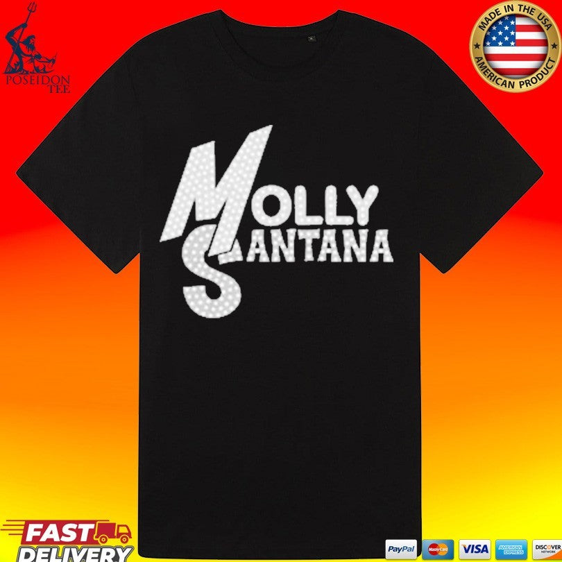 Molly Santana Silver Molly Logo T-shirt
