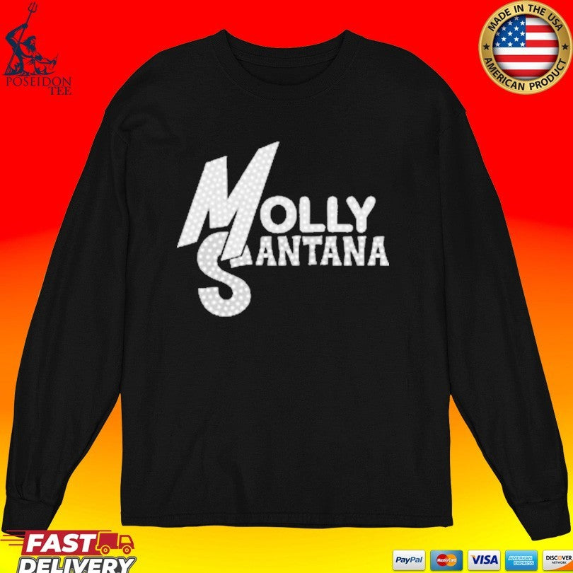 Molly Santana Silver Molly Logo T-shirt