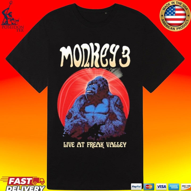 Monkey3 Live At Freak Valley T-shirt