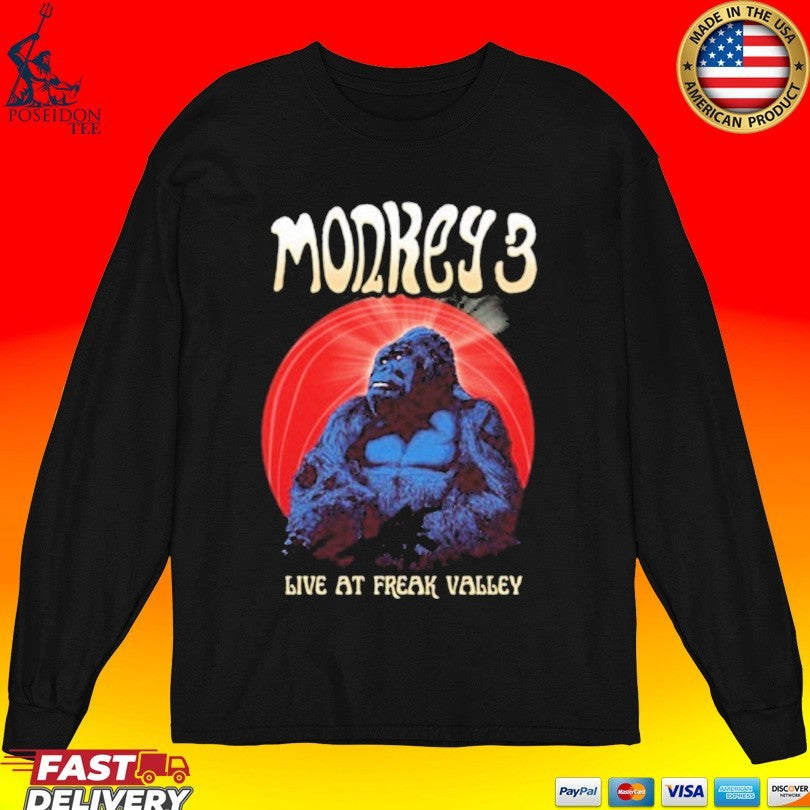 Monkey3 Live At Freak Valley T-shirt