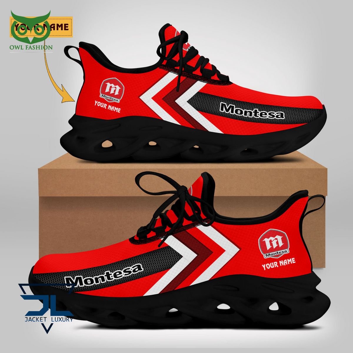 Montesa Automobile Brand Personalized Max Soul Shoes